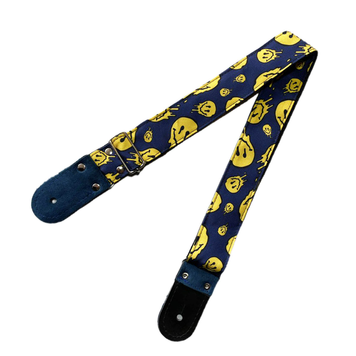 STRAP GUITARRA/BAJO - DISEÑO IMPRESO - CARITA DERRETIDA