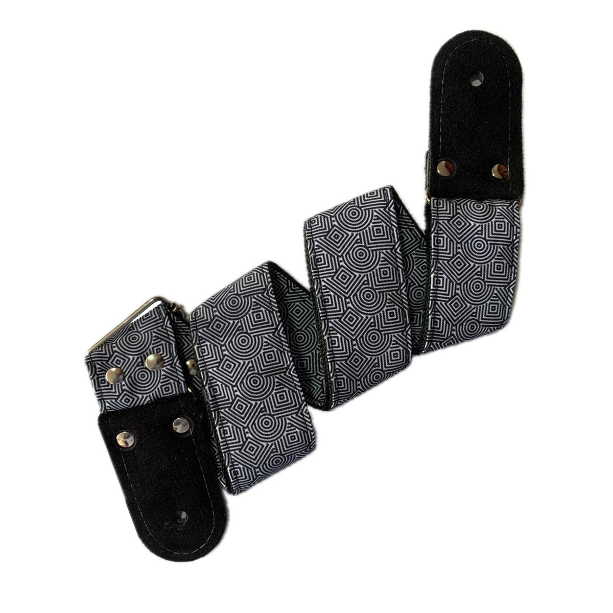 STRAP GUITARRA/BAJO - DISEÑO IMPRESO - STRAP GEOMETRICO RETRO