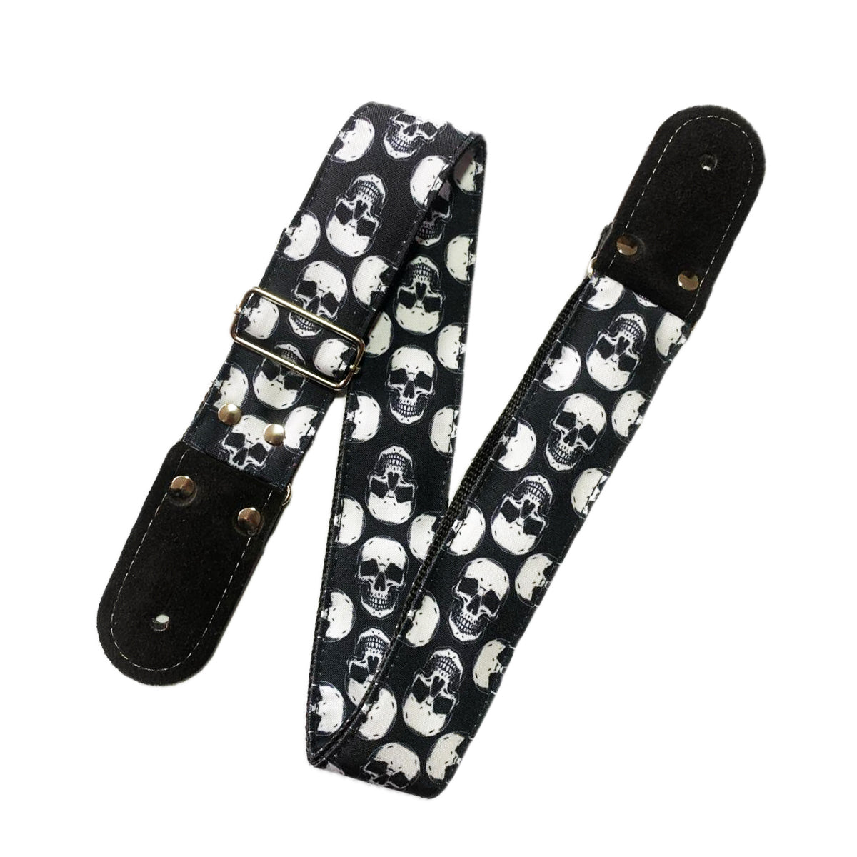 STRAP GUITARRA/BAJO - DISEÑO IMPRESO - STRAP CRANEOS