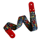 STRAP GUITARRA/BAJO - DISEÑO IMPRESO - STRAP MANCHAS COLORIDAS