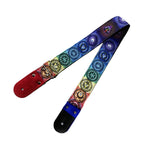 STRAP GUITARRA/BAJO - DISEÑO IMPRESO - STRAP CHAKRAS