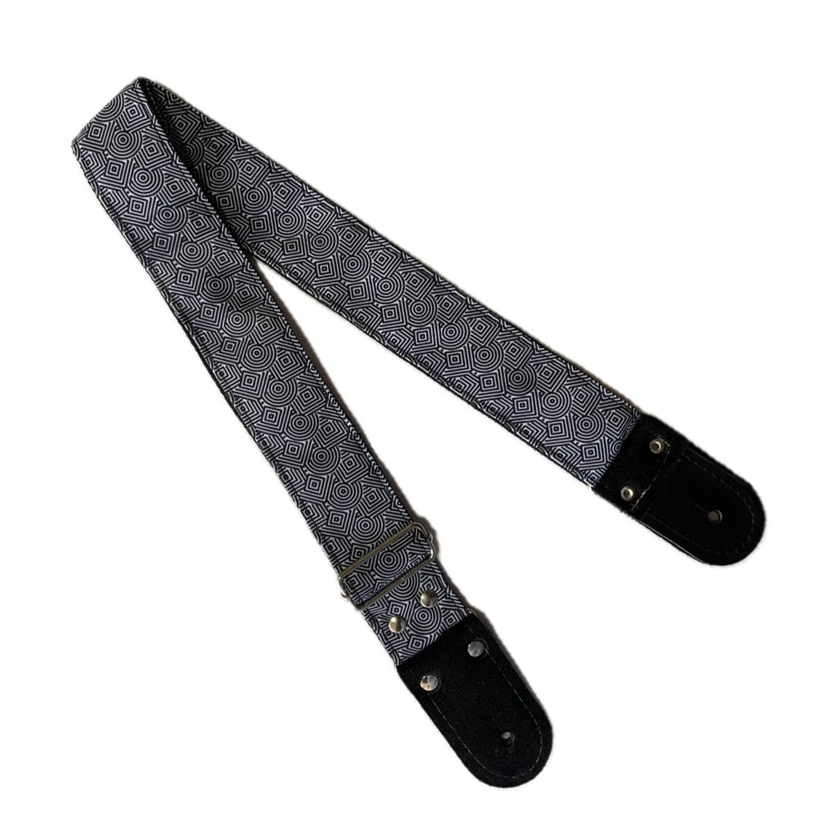 STRAP GUITARRA/BAJO - DISEÑO IMPRESO - STRAP GEOMETRICO RETRO
