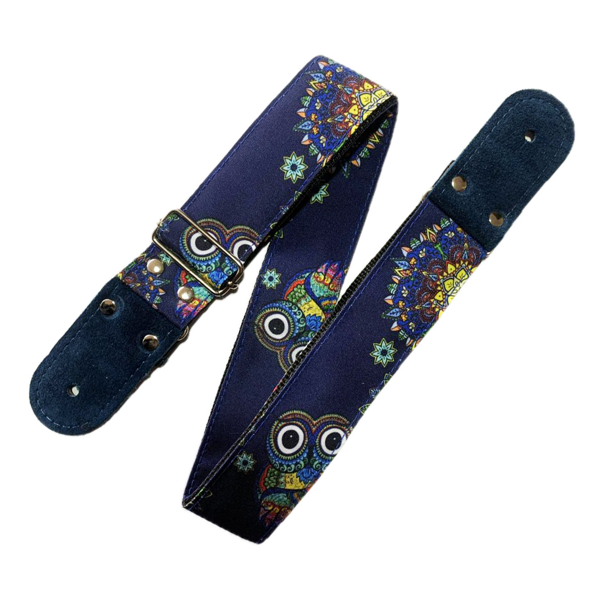 STRAP GUITARRA/BAJO - DISEÑO IMPRESO - STRAP BÚHO