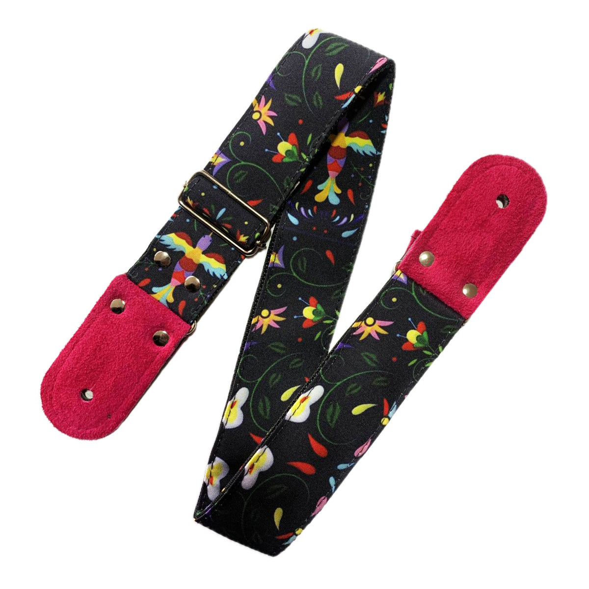 STRAP GUITARRA/BAJO - DISEÑO IMPRESO - STRAP COLIBRÍ