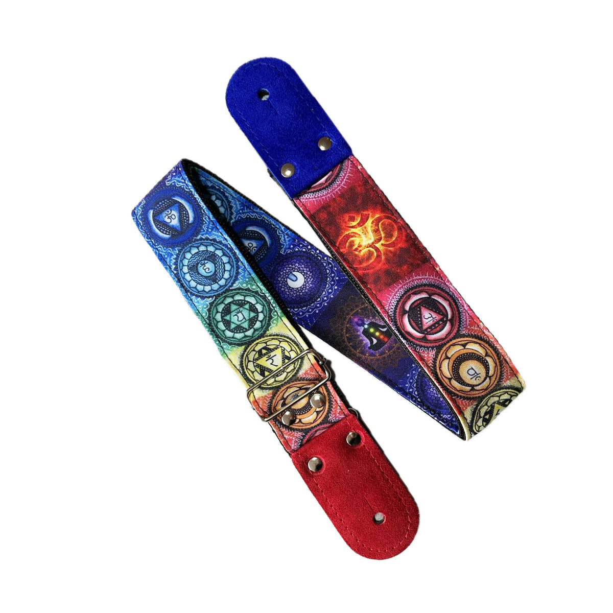 STRAP GUITARRA/BAJO - DISEÑO IMPRESO - STRAP CHAKRAS