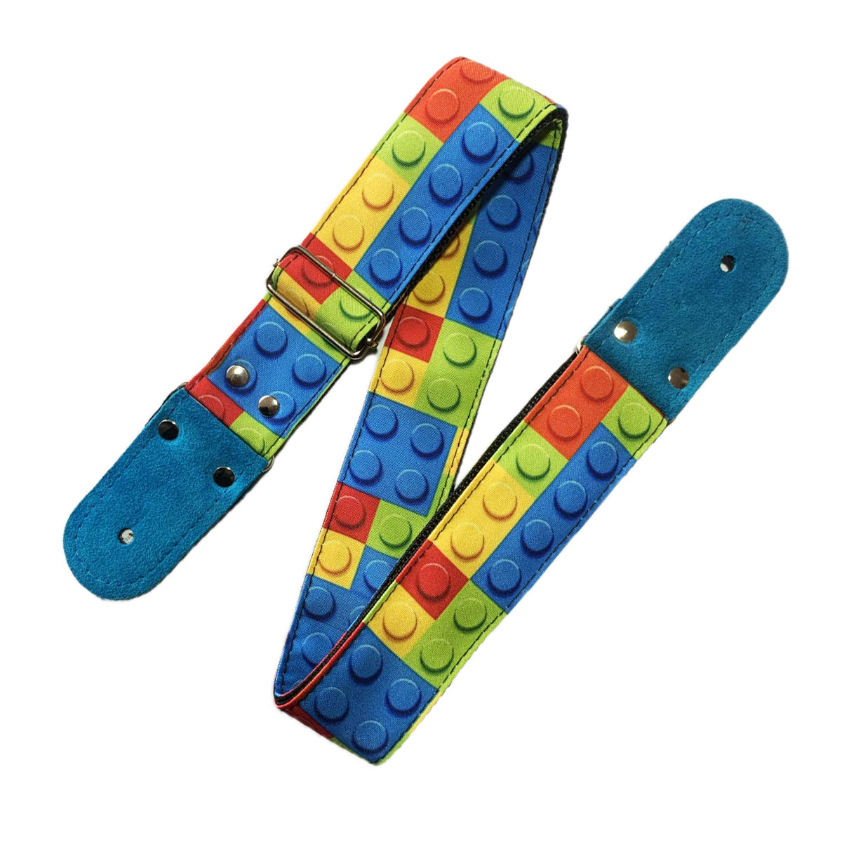 STRAP GUITARRA/BAJO - DISEÑO IMPRESO - STRAP LEGO