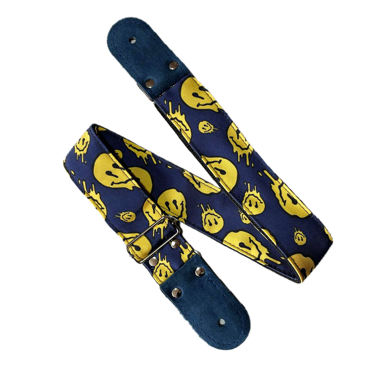 STRAP GUITARRA/BAJO - DISEÑO IMPRESO - CARITA DERRETIDA