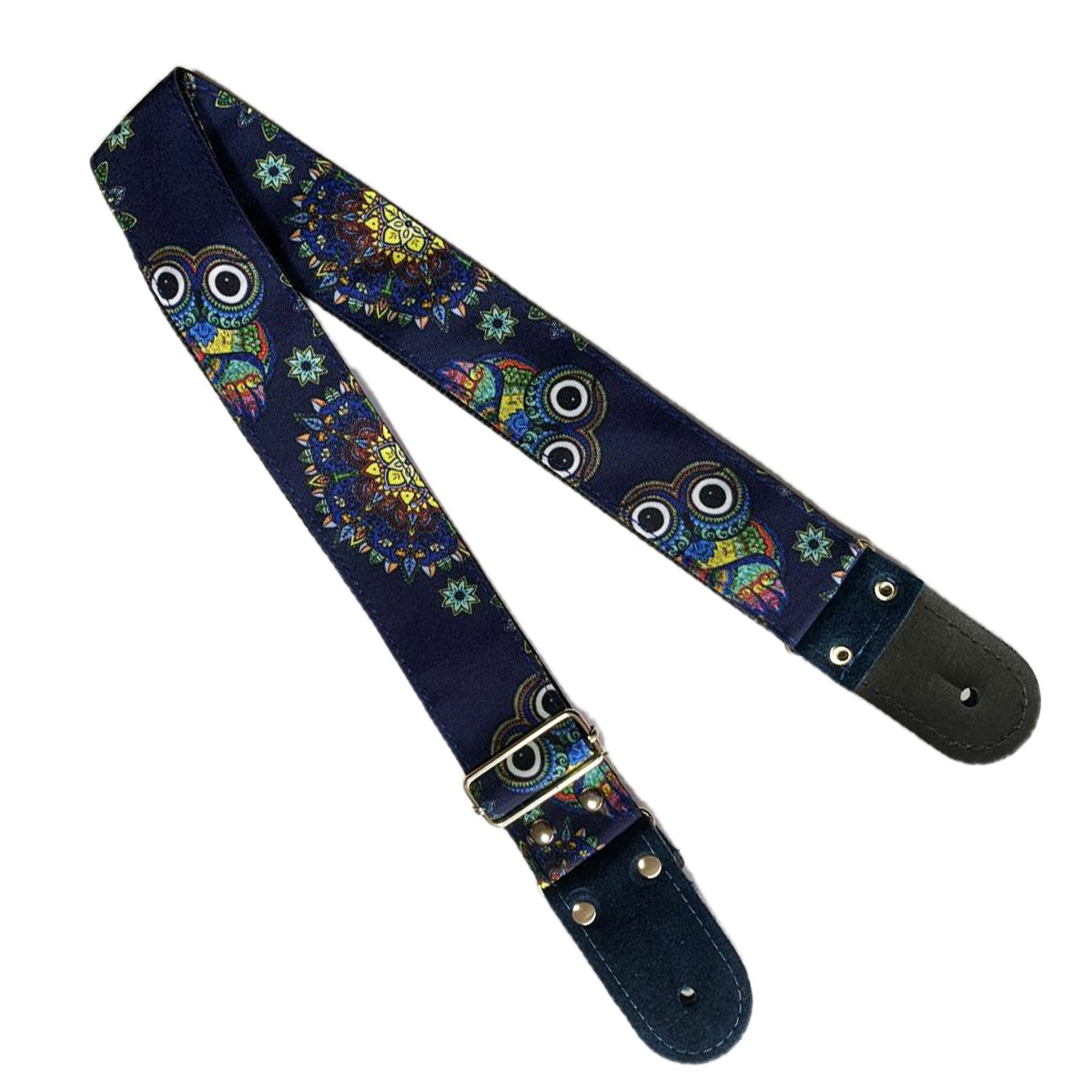 STRAP GUITARRA/BAJO - DISEÑO IMPRESO - STRAP BÚHO