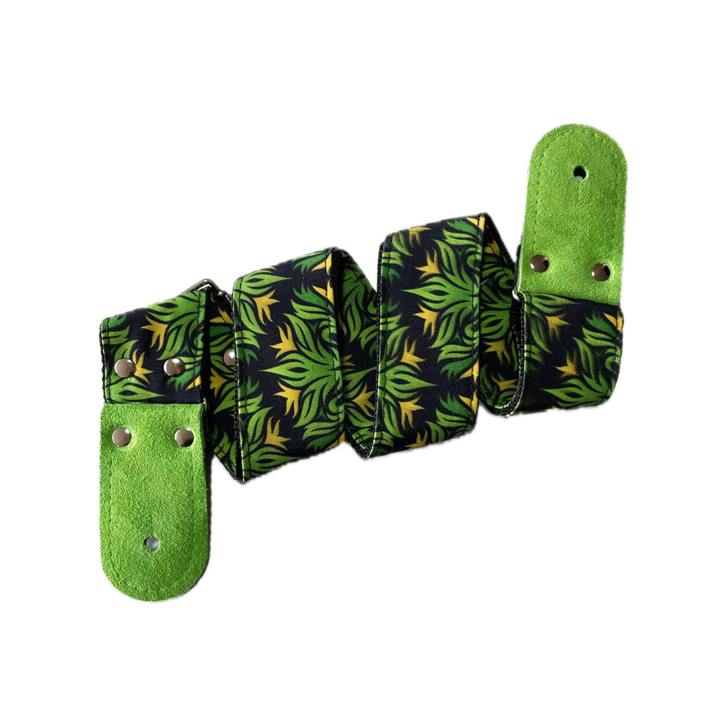 STRAP GUITARRA/BAJO - DISEÑO IMPRESO - STRAP FOLLAJE