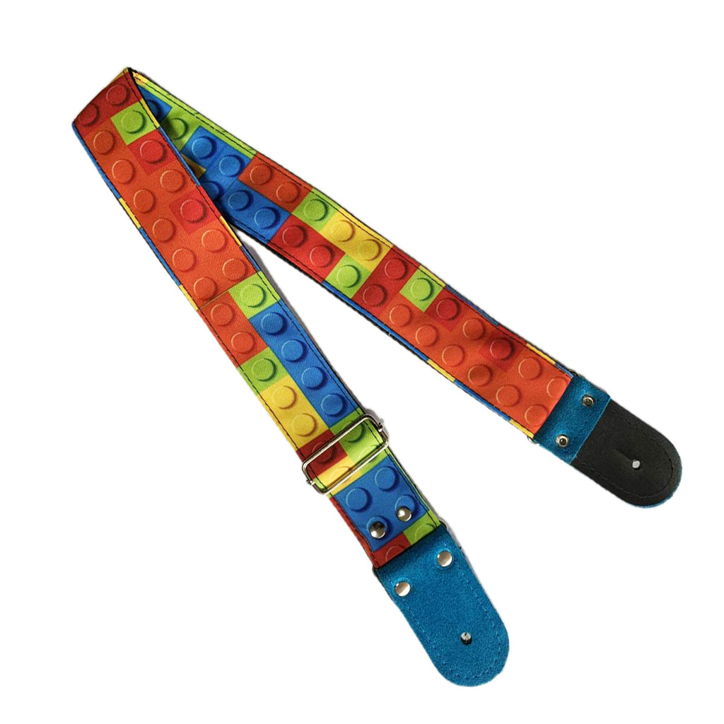 STRAP GUITARRA/BAJO - DISEÑO IMPRESO - STRAP LEGO