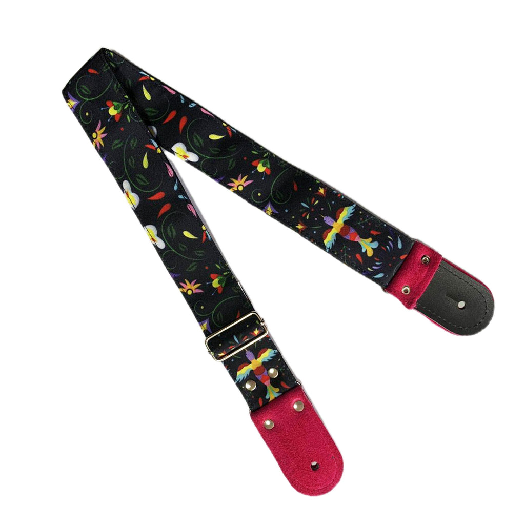 STRAP GUITARRA/BAJO - DISEÑO IMPRESO - STRAP COLIBRÍ