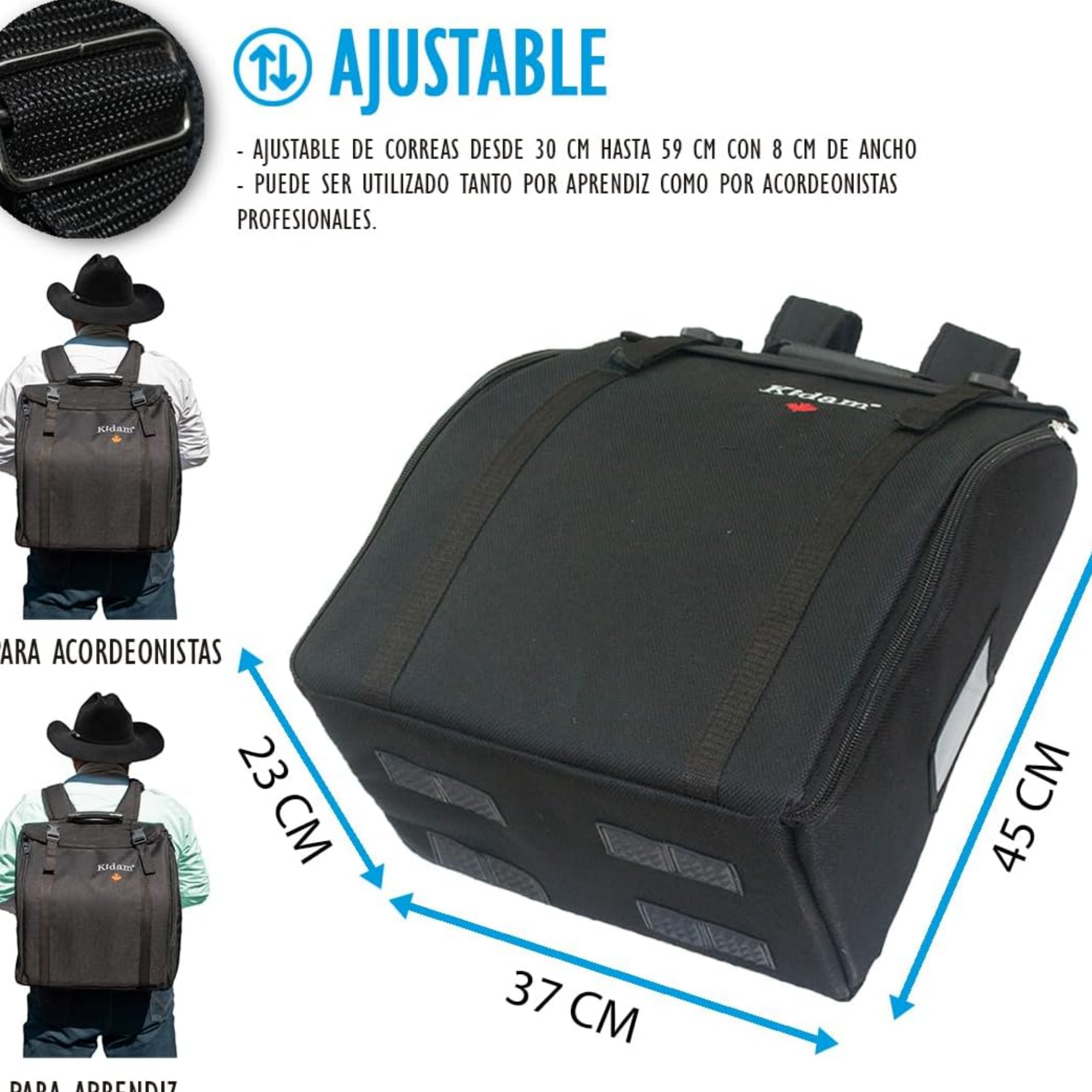 FUNDA PARA ACORDEÓN - GRANDE