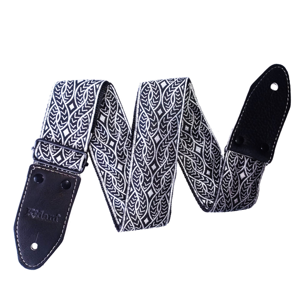 STRAP GUITARRA/BAJO - VIBORA PLATEADA