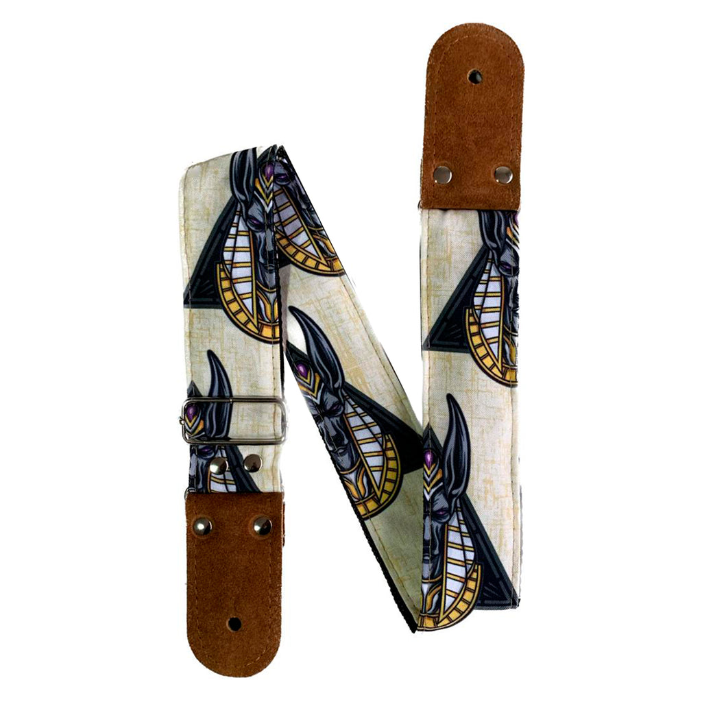 STRAP GUITARRA/BAJO - DISEÑO IMPRESO - ANUBIS