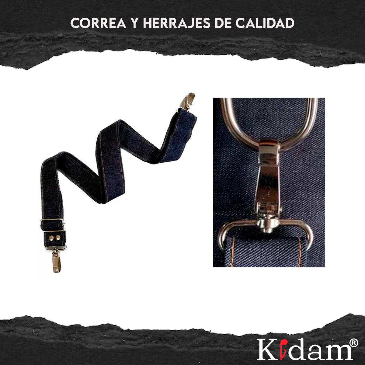 MOCHILA KIDAM - GRIS