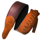 STRAP GUITARRA/BAJO - PIEL MIEL VINO