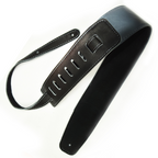 STRAP GUITARRA/BAJO - PIEL AZUL NEGRO