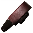 STRAP GUITARRA/BAJO - PIEL VINO NEGRO