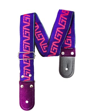 STRAP GUITARRA/BAJO - AZTECA MORADO