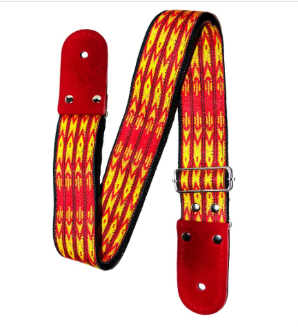 STRAP GUITARRA/BAJO - GURU ROJO