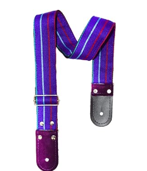 STRAP GUITARRA/BAJO - RAYAS MORADO