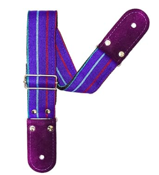 STRAP GUITARRA/BAJO - RAYAS MORADO
