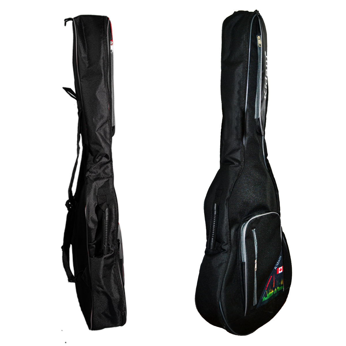 FUNDA GUITARRA CLASICA BORDES GRISES