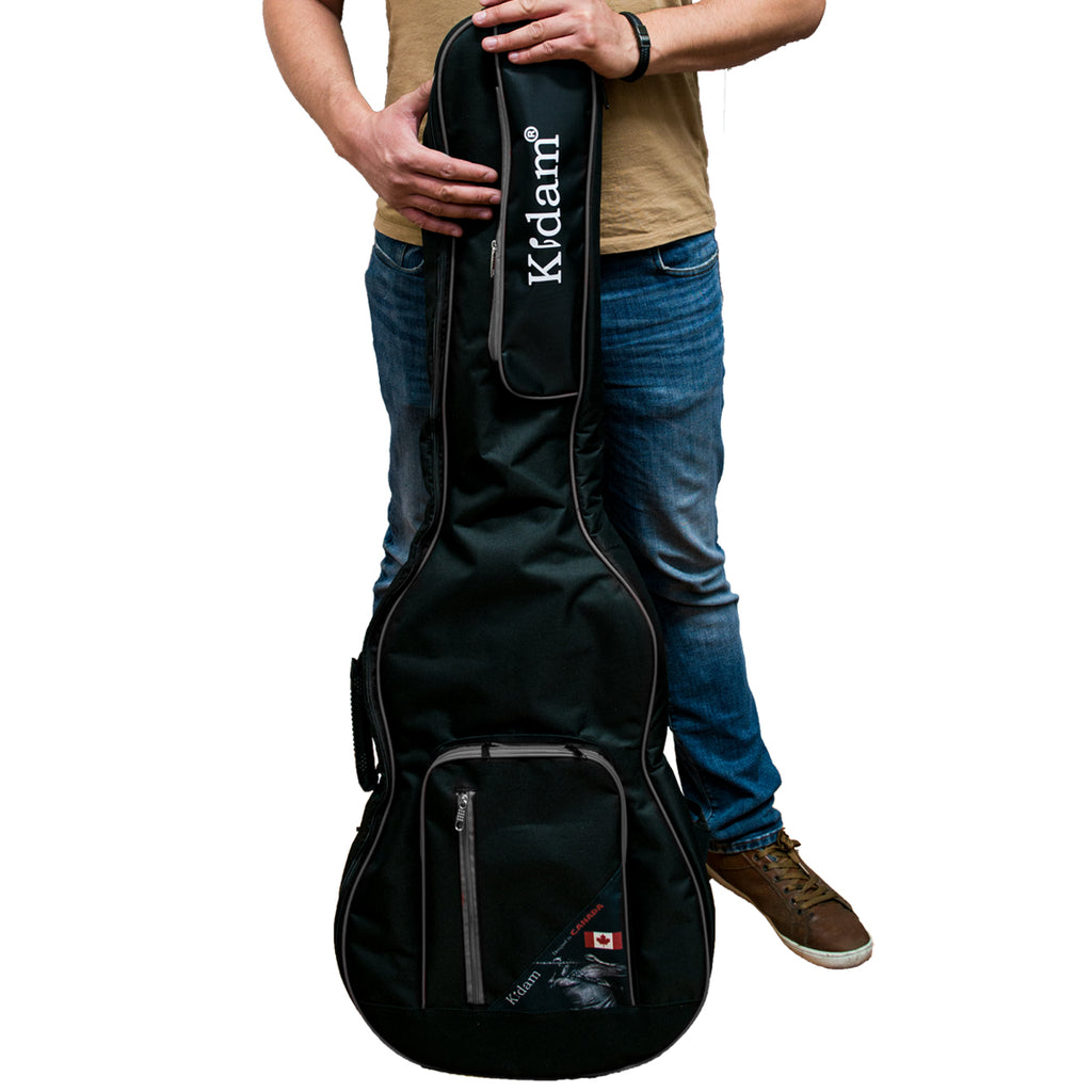 FUNDA GUITARRA CLASICA BORDES GRISES