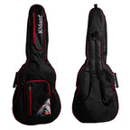 FUNDA GUITARRA CLASICA BORDES ROJOS
