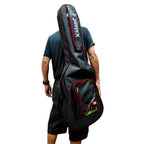 FUNDA GUITARRA ELECTRICA BORDES ROJOS