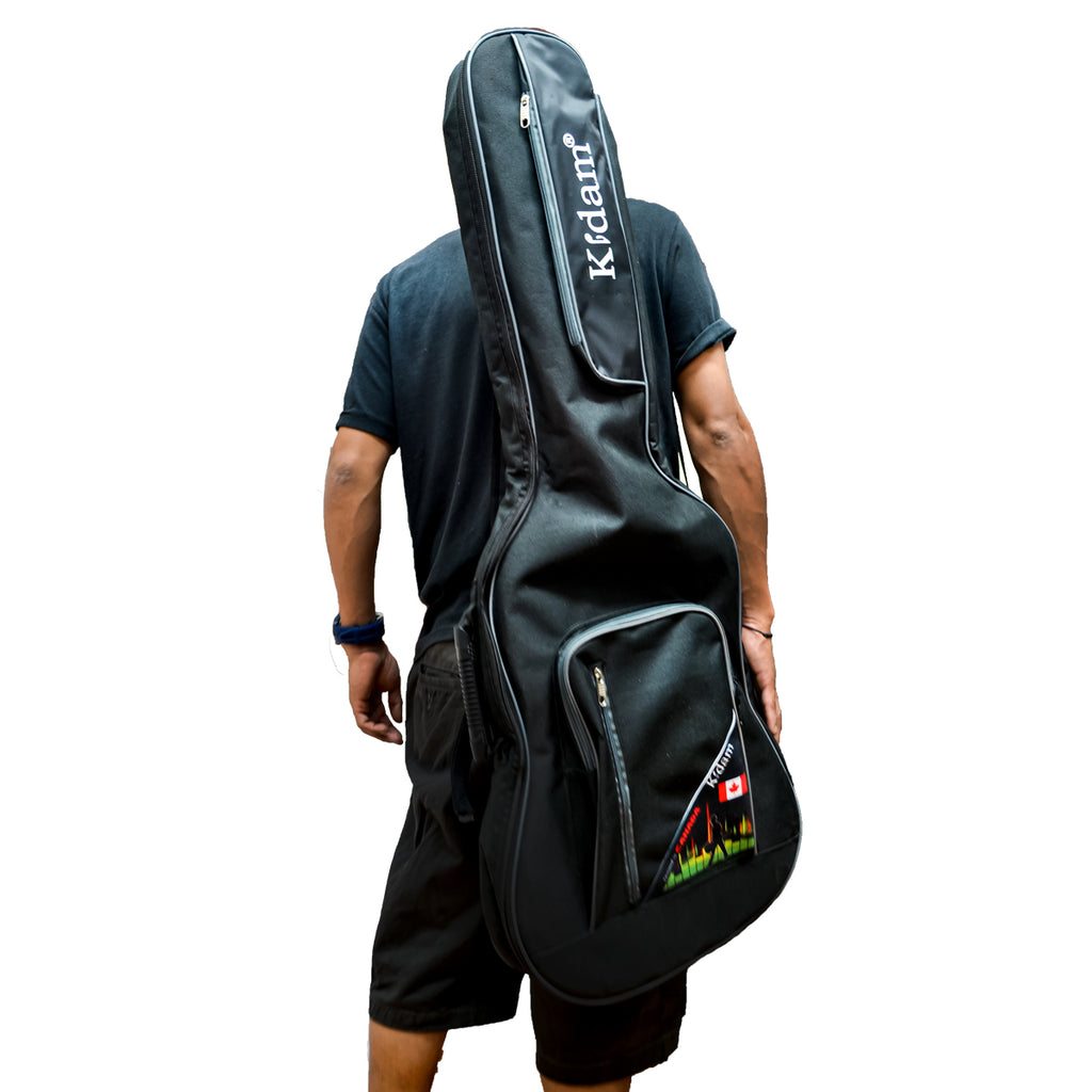 FUNDA GUITARRA ELECTRICA BORDES GRISES