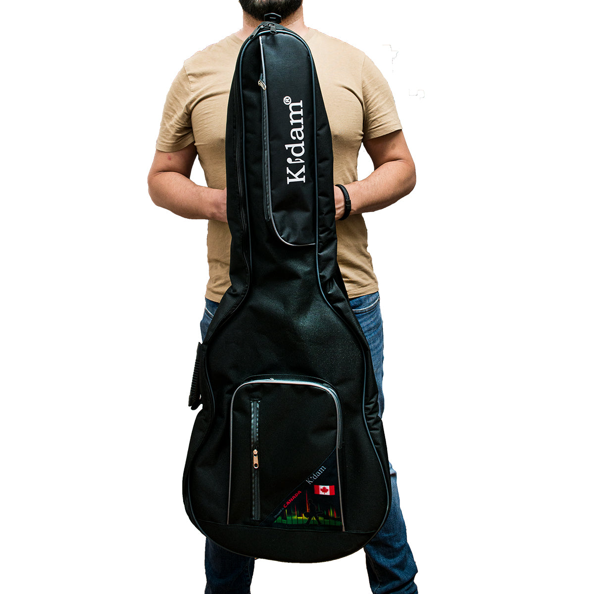 FUNDA GUITARRA TEJANA BORDES GRISES