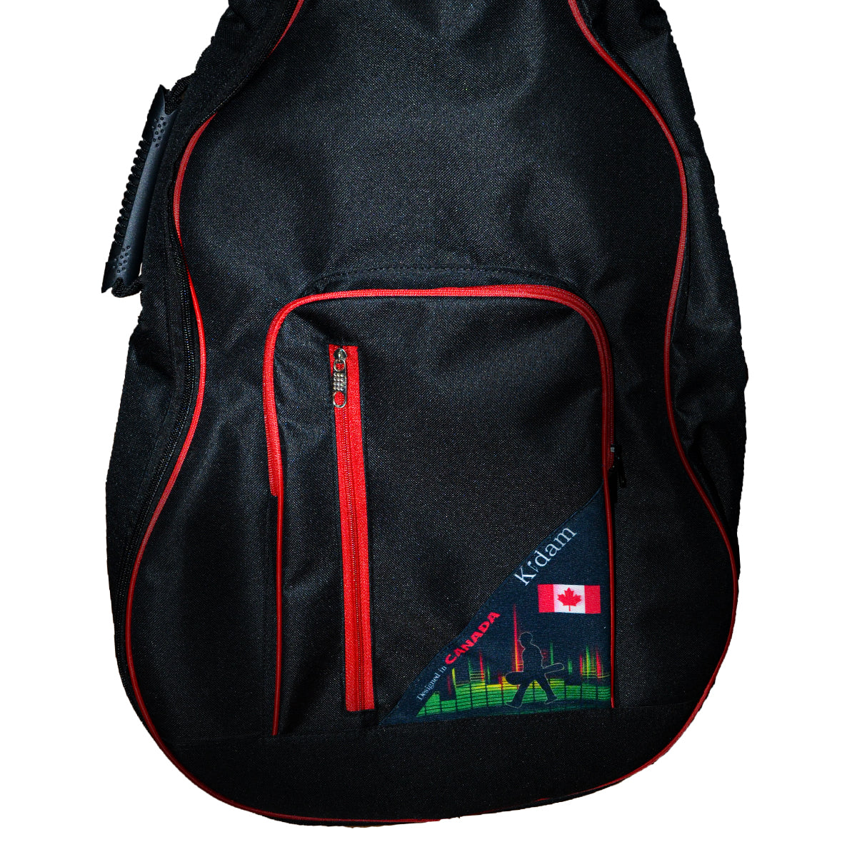 FUNDA GUITARRA TEJANA BORDES ROJOS