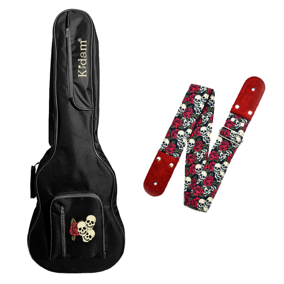 Funda Diseño Calaveras y rosas