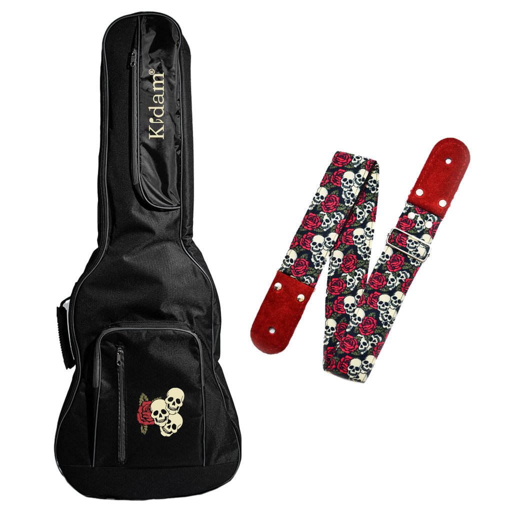 Funda Diseño Calaveras y rosas