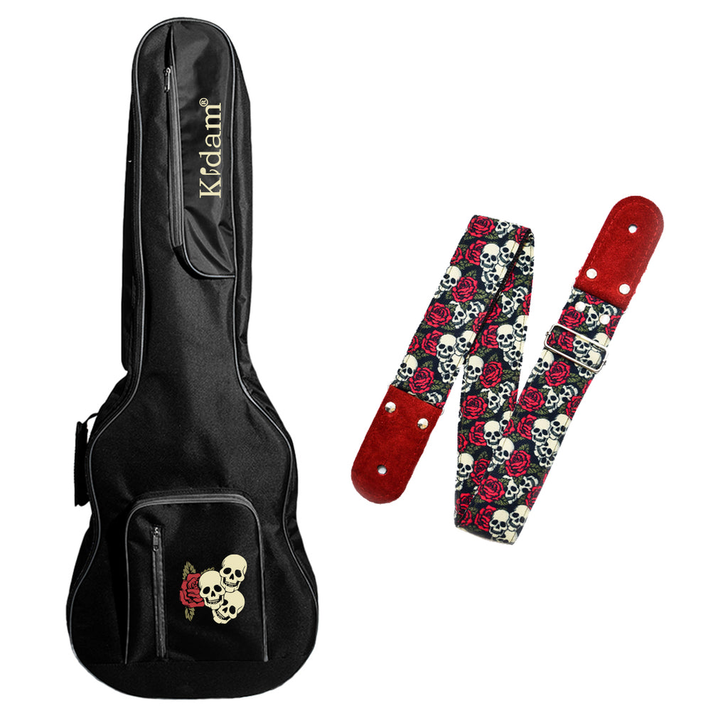 Funda Diseño Calaveras y rosas