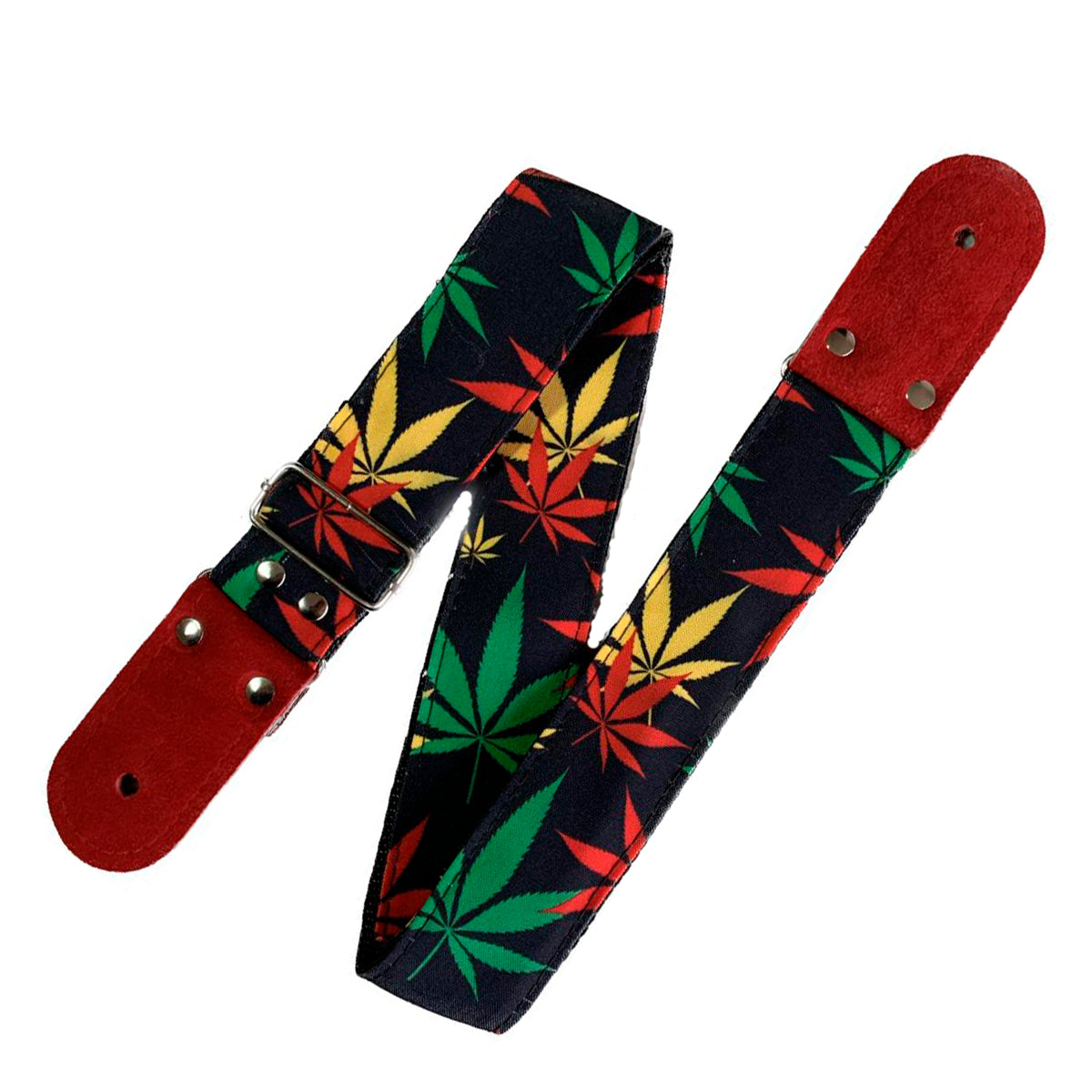 STRAP GUITARRA/BAJO - DISEÑO IMPRESO - STRAP HIERBA