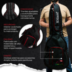 FUNDA GUITARRA TEJANA BORDES ROJOS