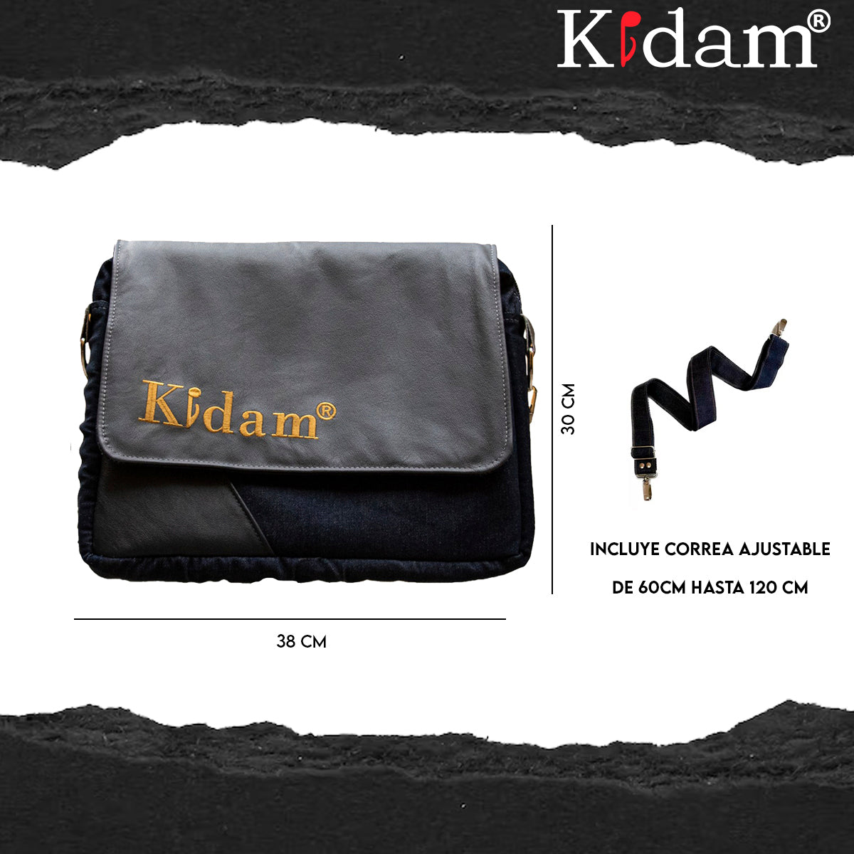 MOCHILA KIDAM - GRIS