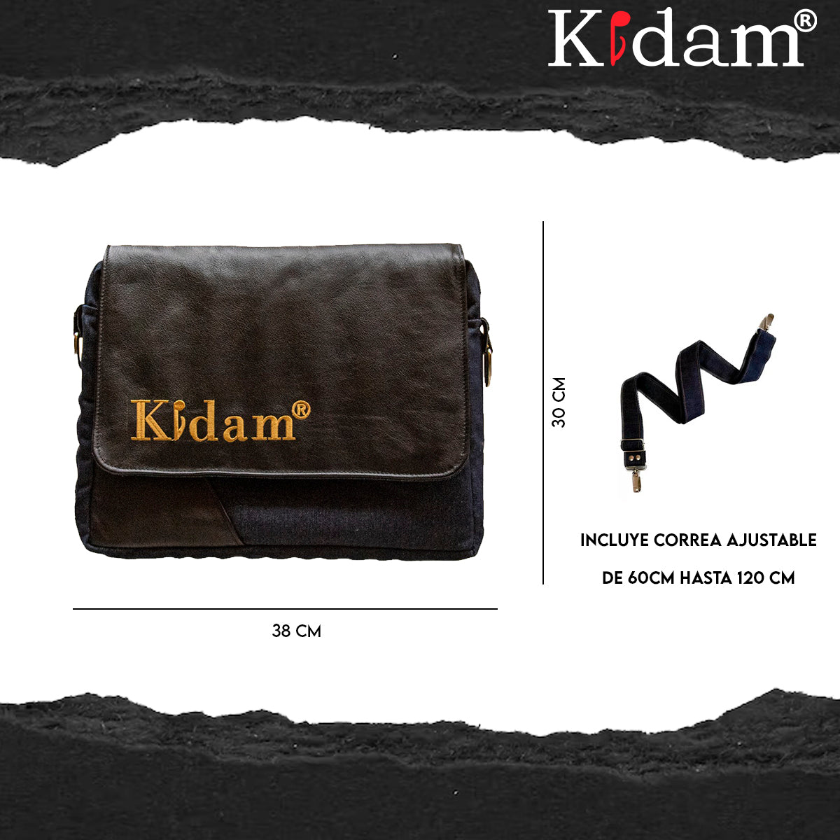 MOCHILA KIDAM - NEGRO