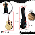 FUNDA GUITARRA TEJANA BORDES GRISES