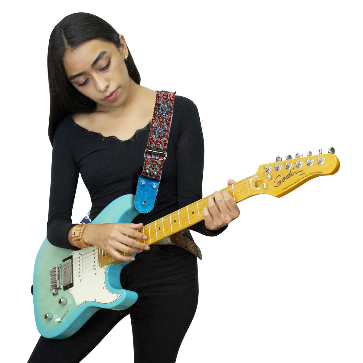 STRAP GUITARRA/BAJO - DISEÑO IMPRESO - STRAP ATLANTIS