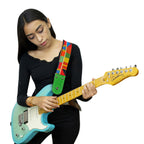 STRAP GUITARRA/BAJO - DISEÑO IMPRESO - STRAP PIRAMIDES