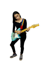 STRAP GUITARRA/BAJO - DISEÑO IMPRESO - STRAP ACOÍRIS LINEAL