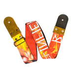 STRAP GUITARRA/BAJO - DISEÑO IMPRESO - STRAP INFIERNO