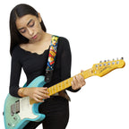 STRAP GUITARRA/BAJO - DISEÑO IMPRESO - ANIME