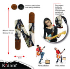 STRAP GUITARRA/BAJO - DISEÑO IMPRESO - ANUBIS