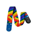 STRAP GUITARRA/BAJO - DISEÑO IMPRESO - ARCOÍRIS DIAGONAL