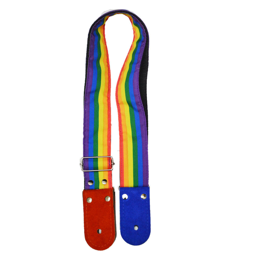 STRAP GUITARRA/BAJO - DISEÑO IMPRESO - STRAP ACOÍRIS LINEAL