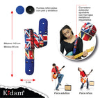 STRAP GUITARRA/BAJO - DISEÑO IMPRESO - BANDERA INGLATERRA